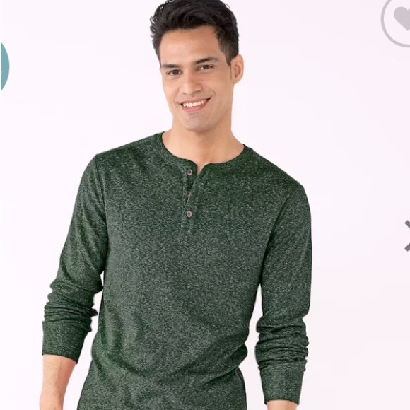 Apt. 9 Shirts Nwt Mens Green Henley Poshmark
